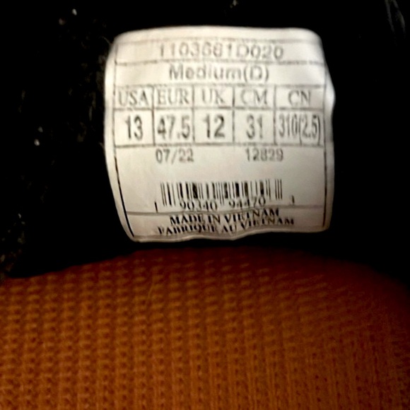 BROOKS 👟 BLACK GTS22 CUSHIONED ADRENALINE ATHLETIC SHOE SNEAKER Men’s 13 D Width - Picture 13 of 14